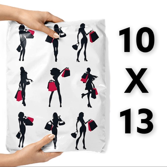 50 10X13 Poly Mailers Ladies Clutch Flat Shipping Envelopes PRICE IS FIRM - Picture 5 of 8
